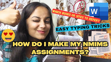 how do I make my NMIMS ASSIGNMENTS on time? ASSIGNMENT TRICKS 🔥🔥online MBA
