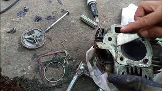 engine motorcycle oil leak problem fixing it (tagalog tutorial)