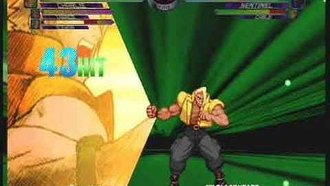 MvC2: Iceman/Charlie Arctic Attack/Sonic Break Switch Sides Combo