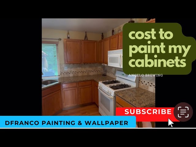 Cost To Paint My Oak Cabinets
