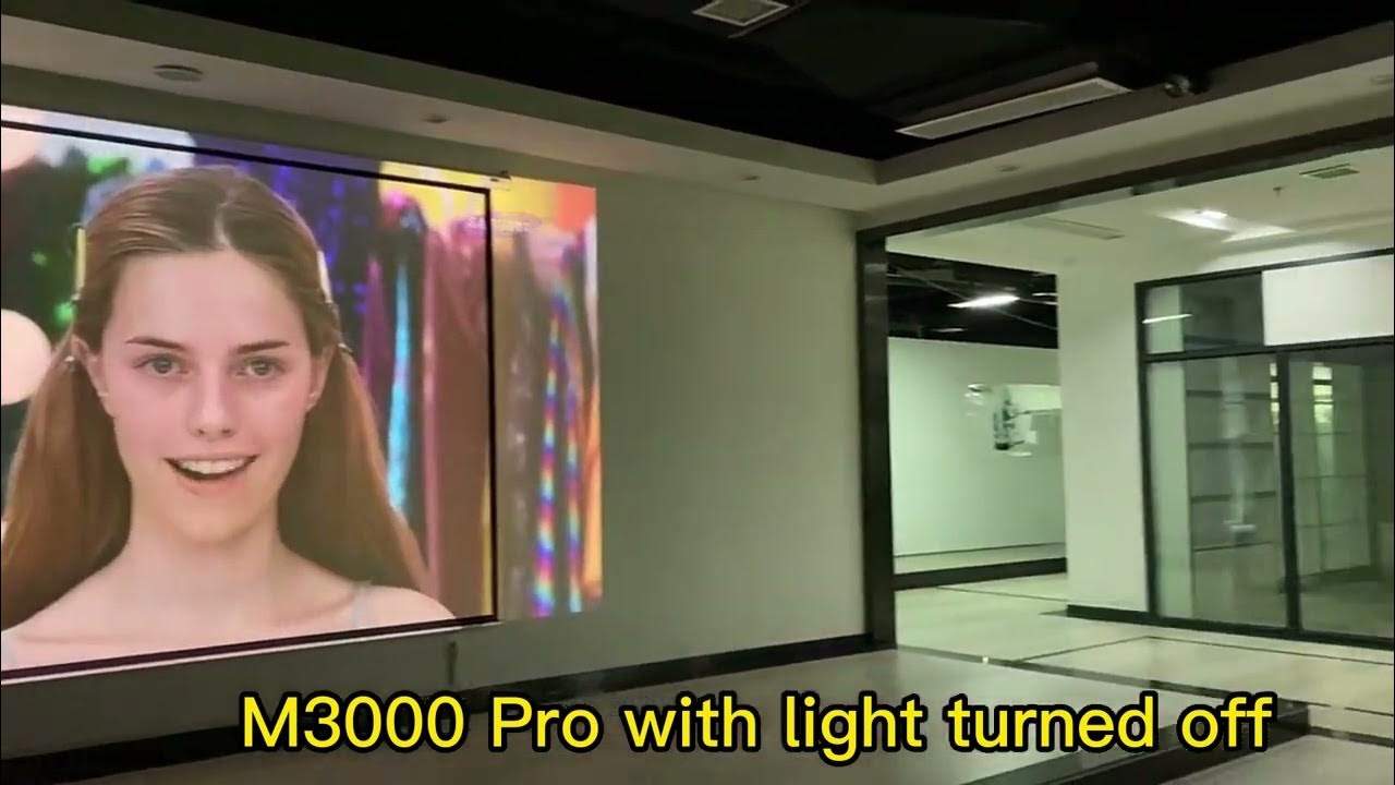 Jenovox M3000 Pro projector-OEM your own DLP projector! - YouTube
