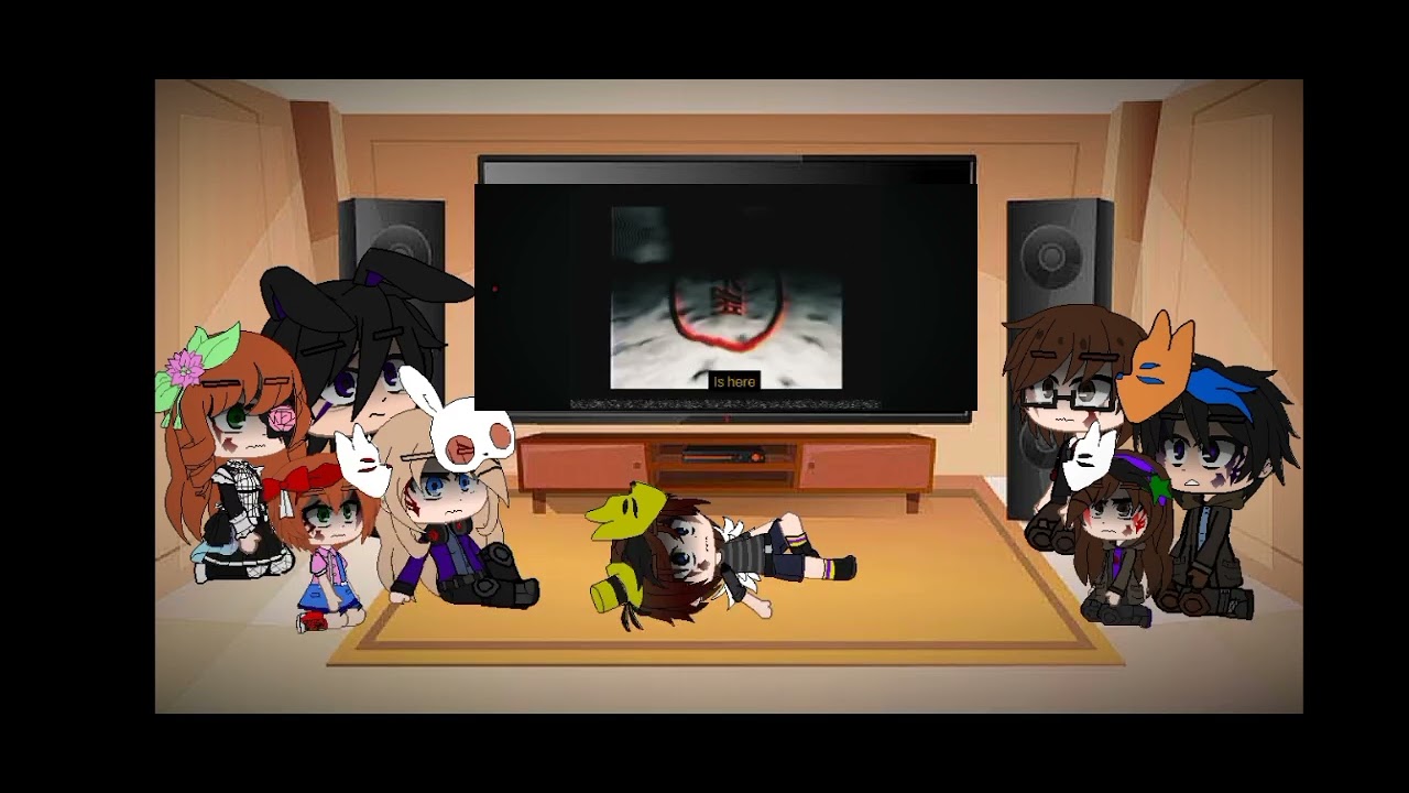 Afton family + Emily react to Rap condenado a Viver | the man in the suit ( Godzilla analog horror )