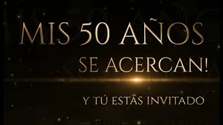 Vídeo Invitación para 50 años 2024 | Merian Invitaciones Virtuales Vídeo Invitación para 50 años 2024 | Merian Invitaciones Virtuales