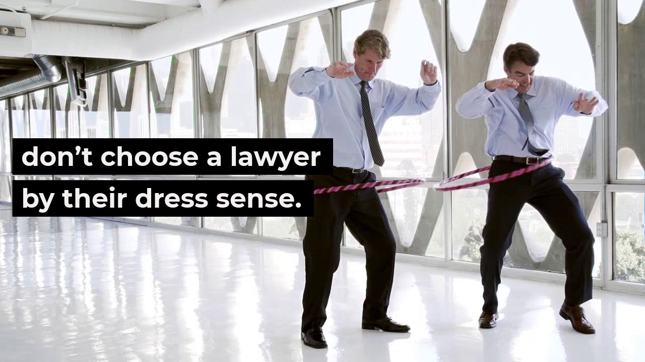 Don't choose a lawyer by their dress sense....