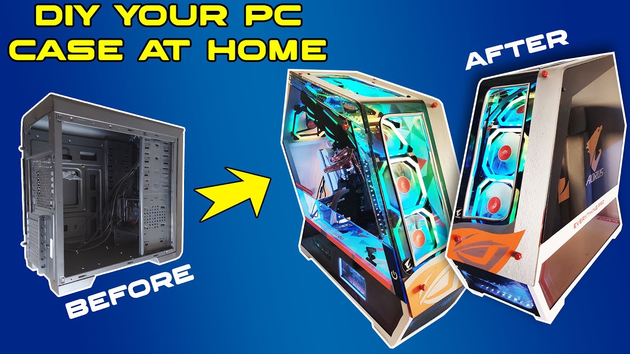 DIY PC CASE AT HOME #DIY #CASE - YouTube
