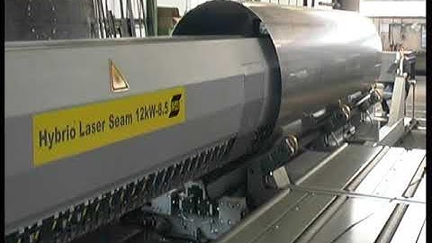 Laser-Hybrid Längsnahtmaschine
