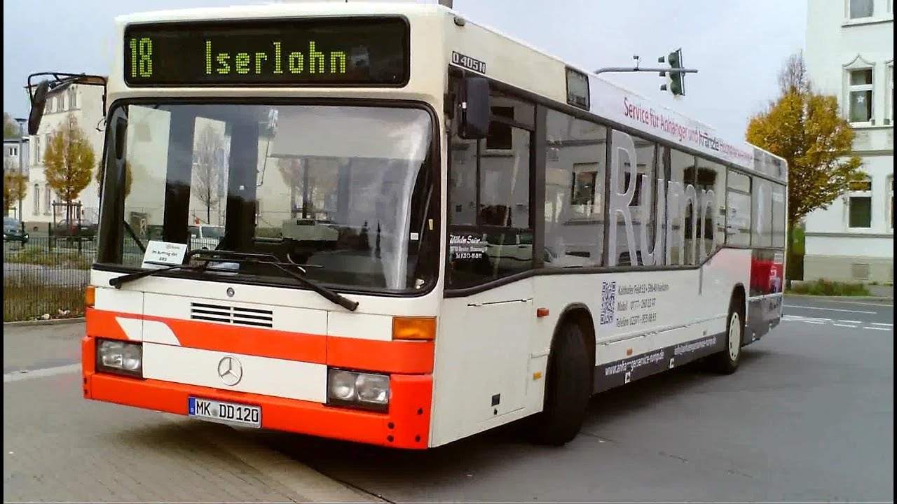 Iserlohn Züge und Busse am Stadtbahnhof 14.11.2013