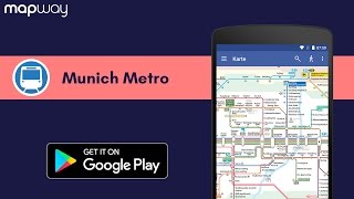 Munich Metro MVG on Android - Mapway screenshot 1