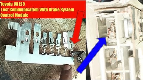 Toyota U0129 Lost Communication With Brake System Control Module  problem fix& Urdu/Hindi