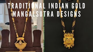 Traditional Gold Mangalsutra Designs 