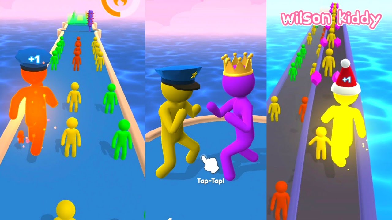 Bapak Polisi vs Raja Raksasa Giant Rush 😱😲 | Game Wilson Kiddy