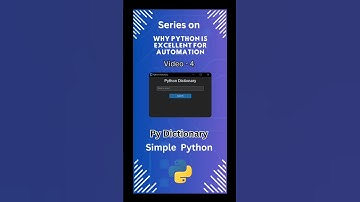 Python Automation Series #4 Build a Python Dictionary GUI in 60 Seconds #python #programming #shorts