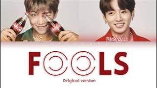 BTS JUNGKOOK & RM - FOOLS (Original Ver.) LYRICS (Color Coded Eng)