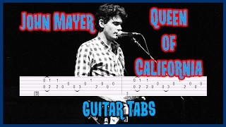 ... queen of california guitar lesson,queen john mayer les...