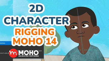 2D boy Character Rig MOHO 14. (Animation test)