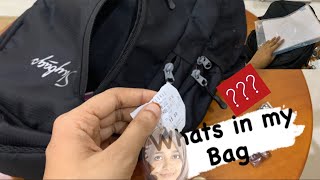 ഇതൊക്കെ ആണോ ബാഗഗലുളളത്?!?whats in my  bag || malayalam vlog