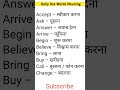 Daily Use English Words | English speaking practice in Hindi  | English vocabulary in Hindi #vocabs
