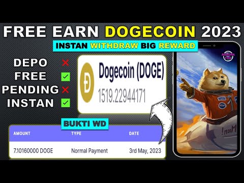 100% FREE EARN CRYPTO DOGECOIN INSTAN WITHDRAW 2023 !! SUCSESS WITDHRAW 7,1 DOGE COIN TO FAUCETPAY !