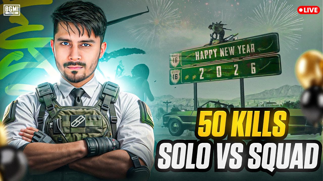 4.2 UPDATE IS HERE IN BGMI SOLO VS SQUAD 🔥 