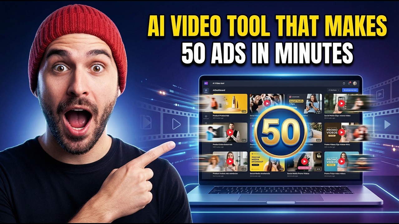 This AI Video Tool Makes 50 Ads in Minutes (Game Changer) - YouTube