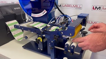 LabelMill LM1005 Label Applicator w/ Epson ColorWorks Printer Loose-Loop for Pre-Roll Tube Labeling