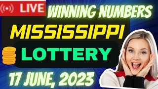 Mississippi Evening Lottery Results June 17, 2023 - Cash 3 - Cash 4 - Cash Pop - Match 5 - Powerball