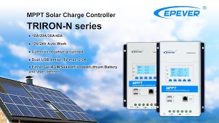 EPEVER MPPT Triron-N Series Solar Charge Controller 10-40A , TRIRON-N Unboxing and Installing.