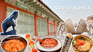 SOUTH KOREA travel vlog | 6day itinerary | korean food trip