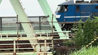 1094レ鹿島貨物EF210桃太郎新塗装112号機