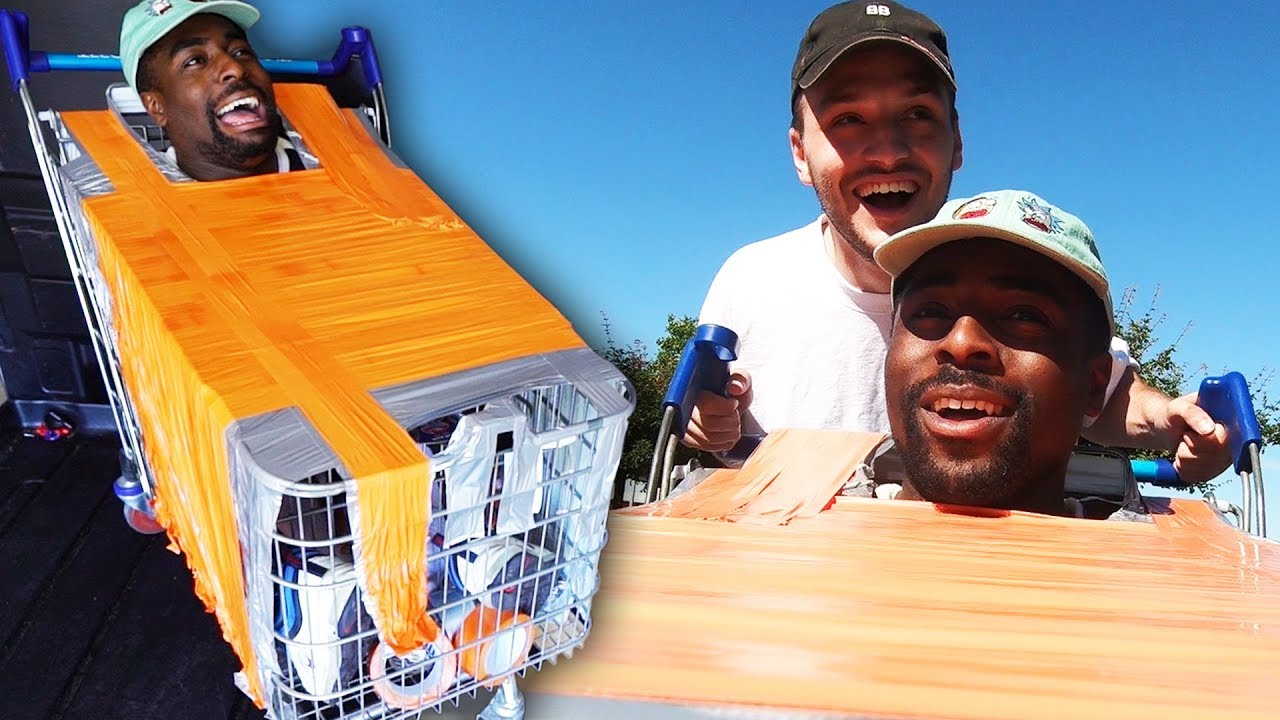 I Duct Taped My Friend Inside A Trolley For A Day And It Was Torture..