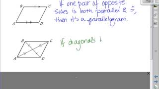 8.3 Tests for Parallelograms