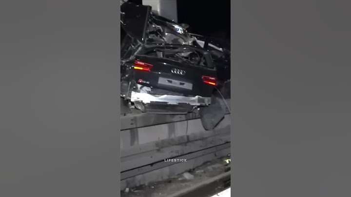 Famous Audi RS6 crash!
