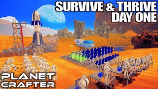 Day 1 Alien Planet Survival | Planet Crafter Gameplay | Part 1