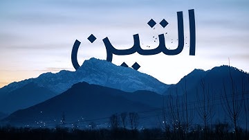 قرآن کریم - سوره تین با ترجمه فارسی گویا با صدای سعد الغامدی