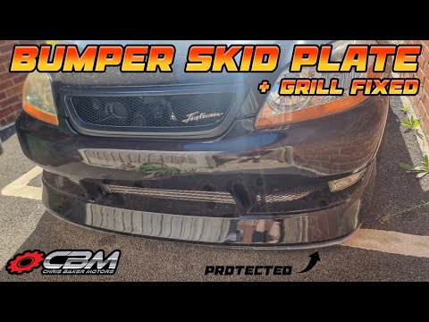 Toyota Mark II JZX110 - Bumper Skid Plates & Grill Fix - YouTube