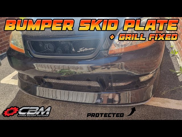 Toyota Mark II JZX110 - Bumper Skid Plates & Grill Fix - YouTube