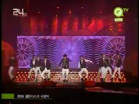 091210 Super Junior Sorry Sorry remix @Golden Disk Award 골든디스크