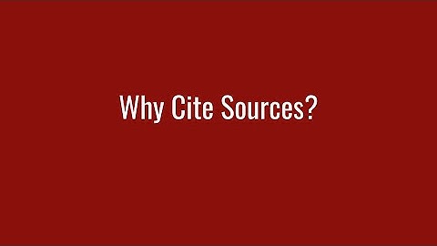 Citation 1: Why Cite