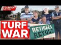 Retirees refuse to back down in caravan park turf war | A Current Affair