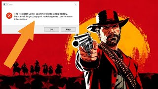 Exited unexpectedly Error |How to Fix Red dead Redemption 2 Crashing | Complete 2023 Guide