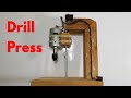 How to make a Mini PCB Drill Press Machine at home?