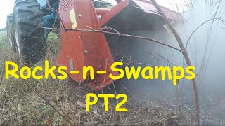 Making a swamp road and a Seppi Rock Crusher on a Versatile 276 bi-directional tractor (Part 2)