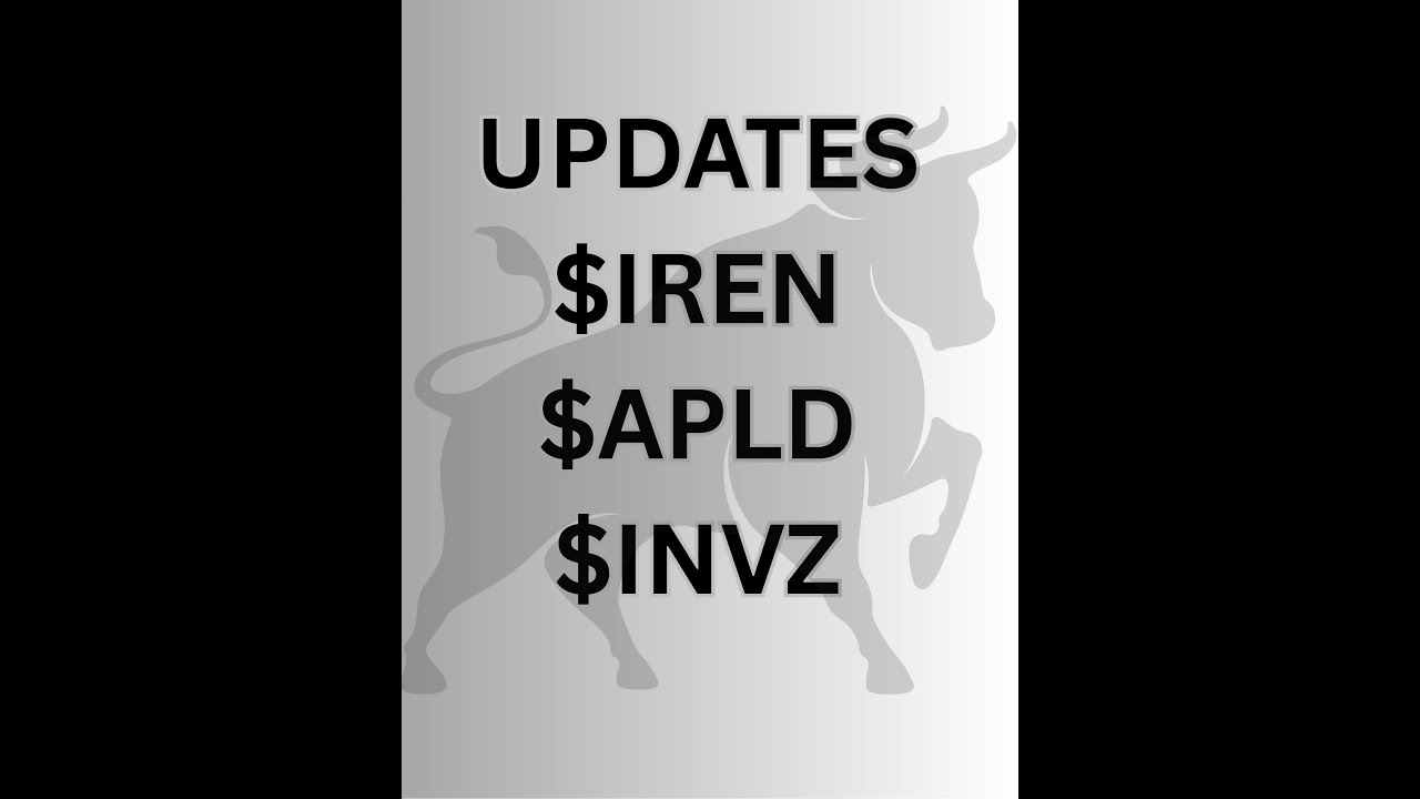 BIG MOVES FOR $IREN $APLD AND SOON TO BE $INVZ - STOCK NEWS