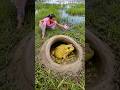 Survival Skills: SIMPLE and USEFUL with Frog trapping tool #survival #bushcraft #animals #frogtrap