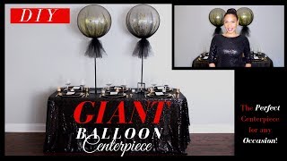 Giant Balloon Centerpiece | DIY Centerpiece | DIY Balloon Stand