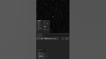 Create Rainfall Animation in After Effects using CC Rainfall#shorts #aftereffects