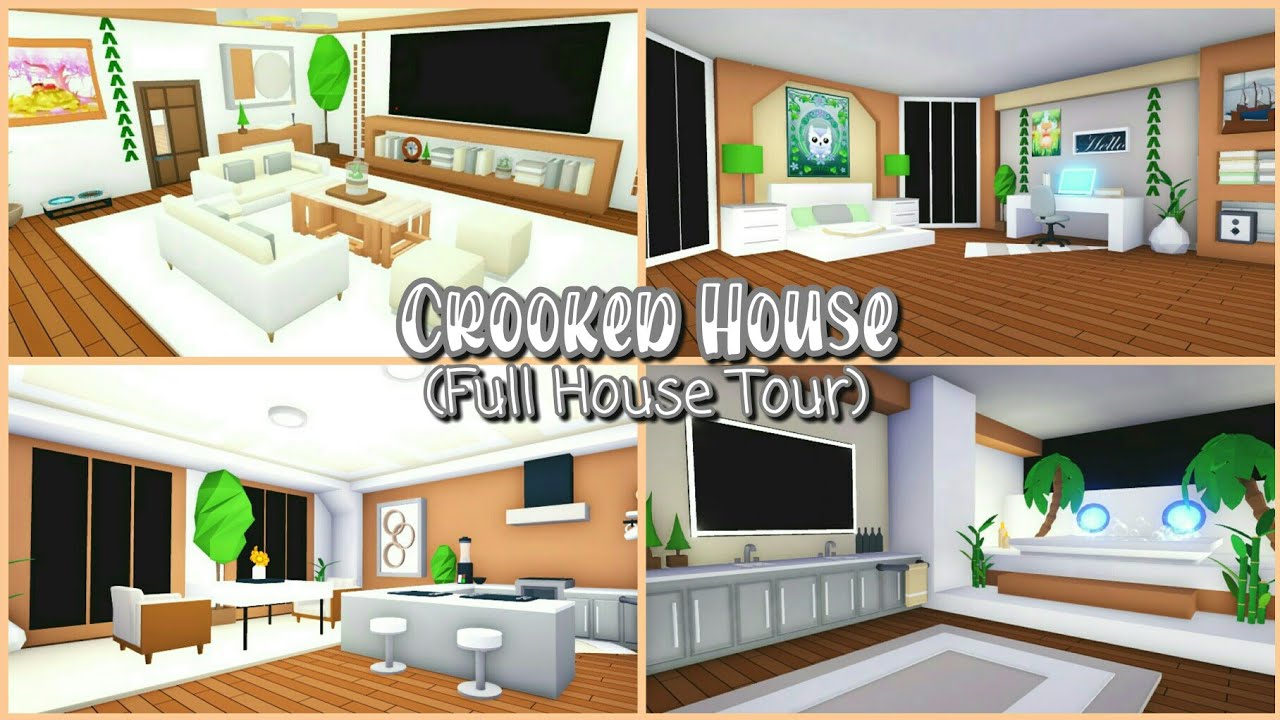 crooked house tour in adopt me