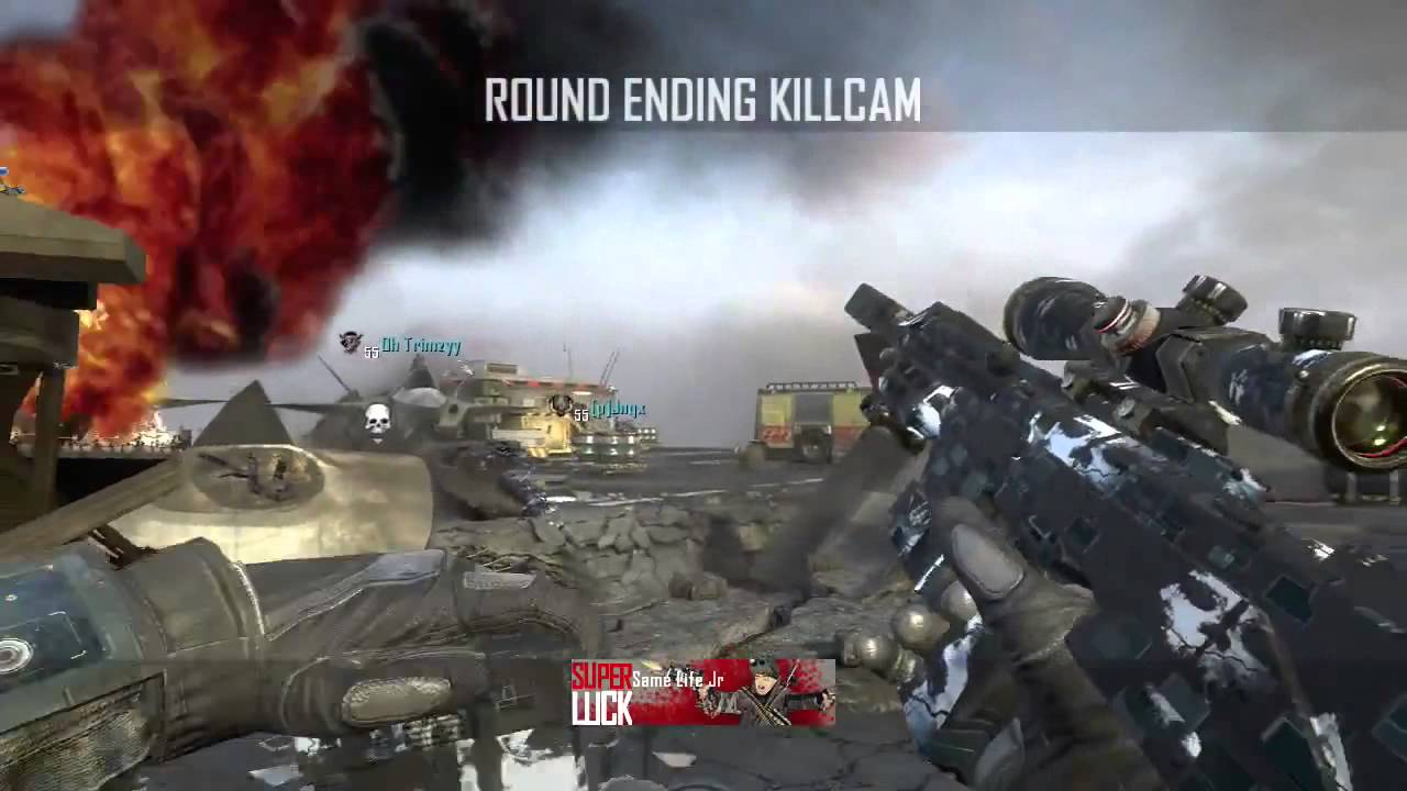 Clean BO2 Running Man Glide Across Carrier! - YouTube