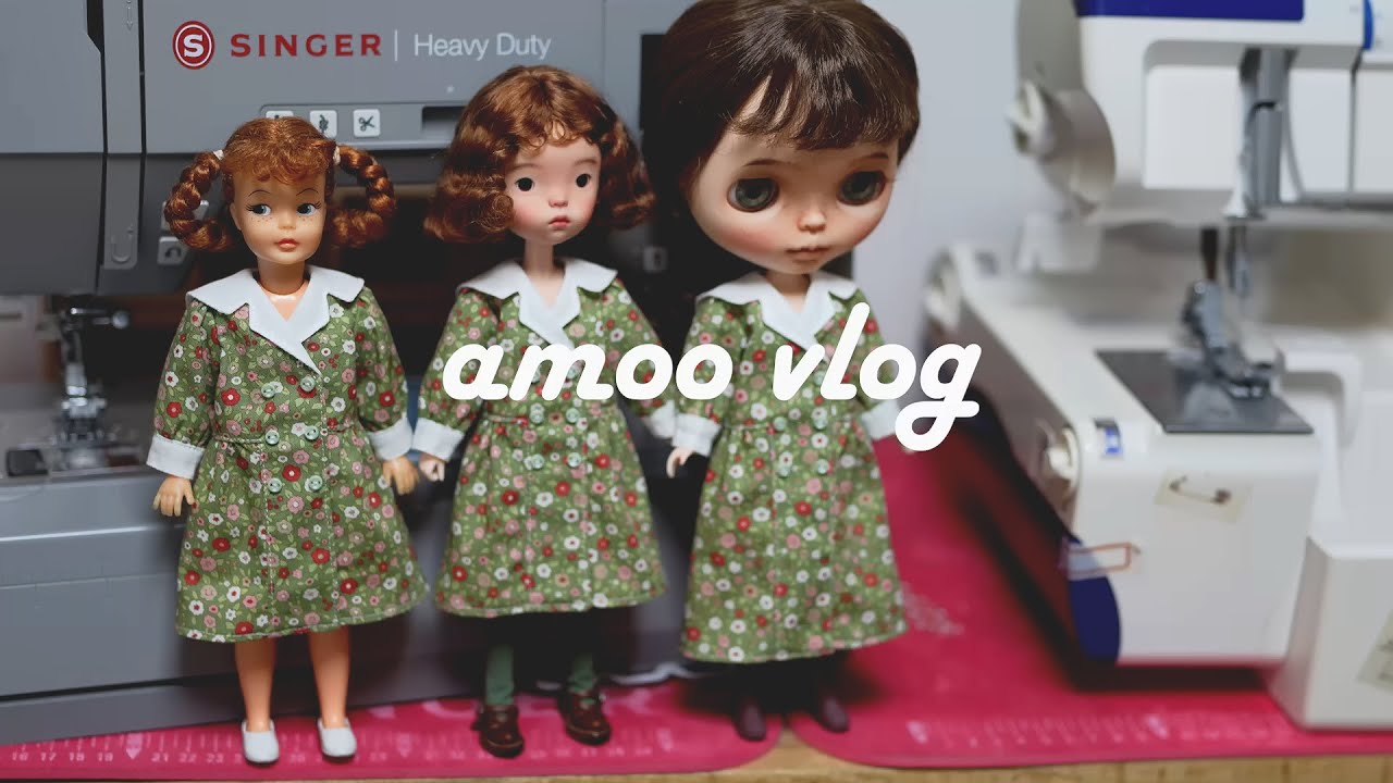 [vlog] 75. 9월의 인형옷 만들기 / Making Doll Clothes in September✂️🧵