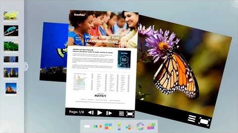 30 minute MultiTeach touch screen software for classrooms demonstration
